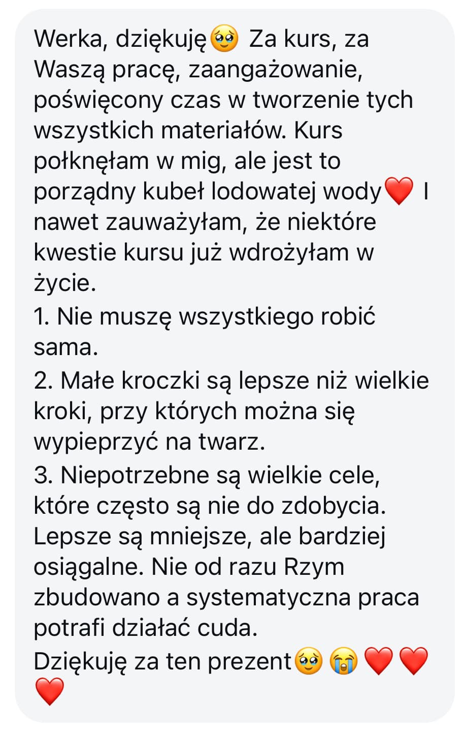 Opinia uczestnika