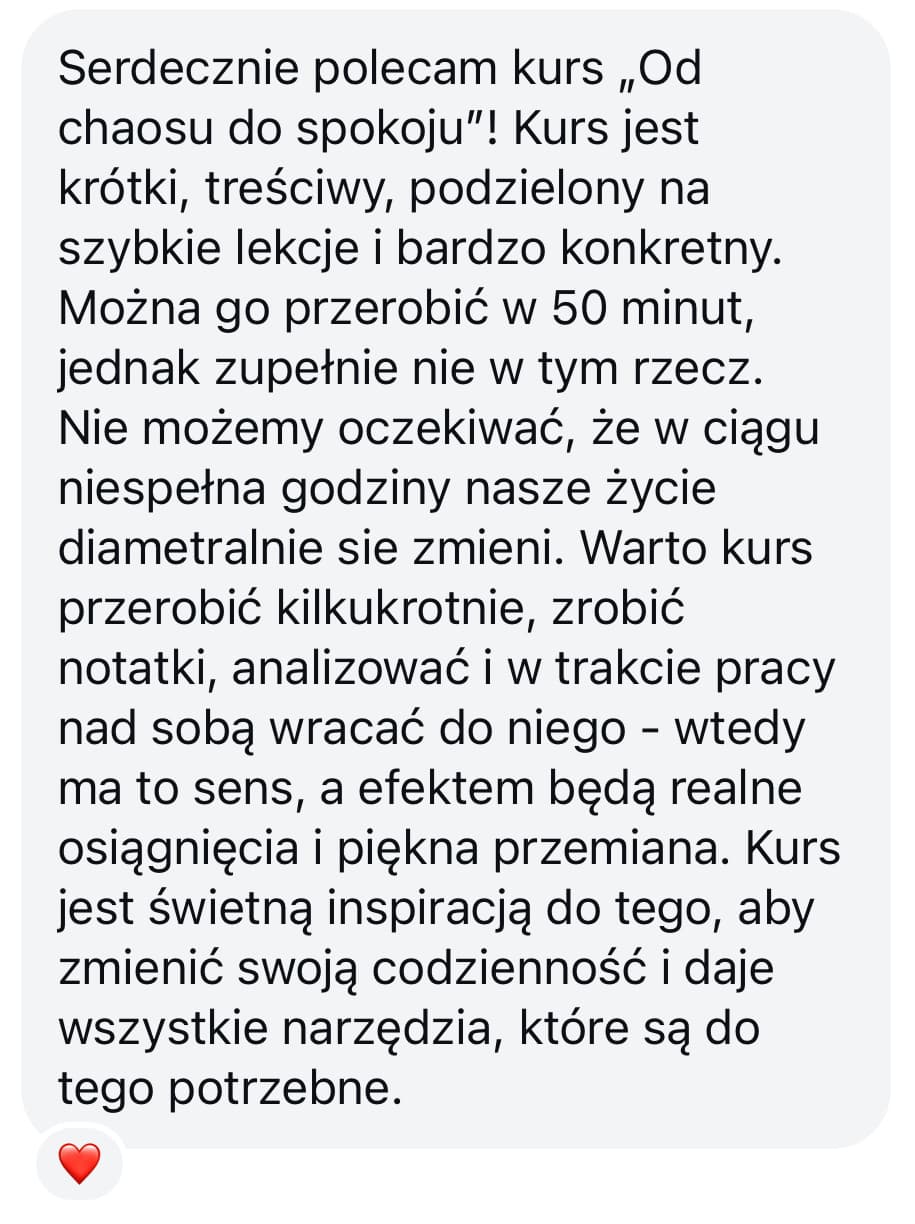 Opinia uczestnika