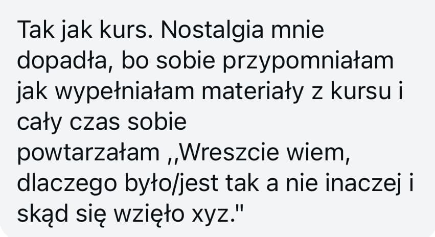 Opinia uczestnika