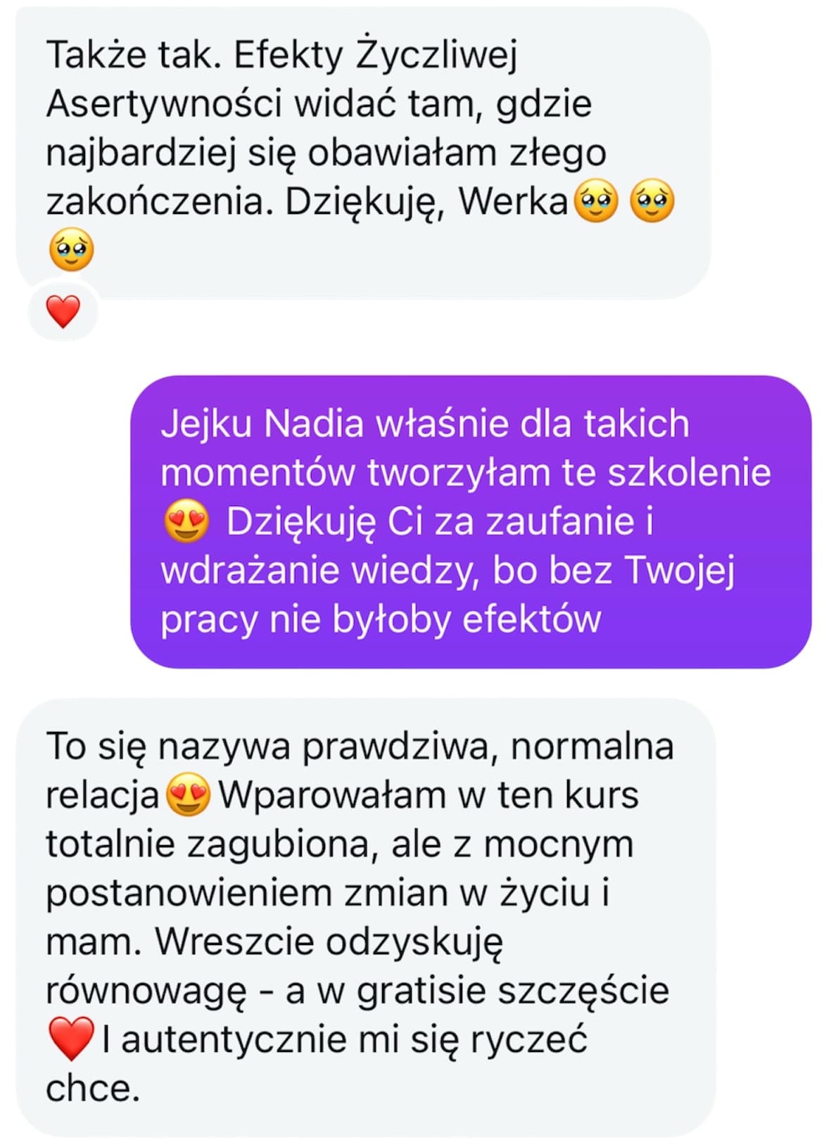 Opinia uczestnika